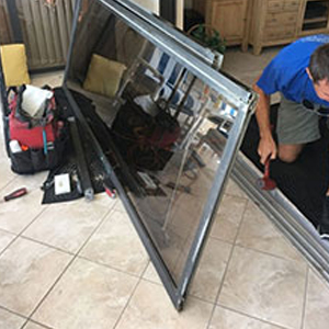 sliding glass door frame repair Fleming Island